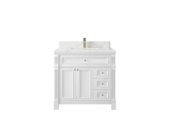Paris 36 in. W x 22 in. D Bathroom Vanity with Center Sink - photo 24