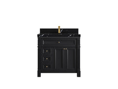 Paris 36 in. W x 22 in. D Center Sink Bathroom Vanity - photo 8