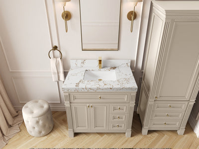 Paris 36 in. W x 22 in. D Center Sink Bathroom Vanity - Willow Bath and Vanity