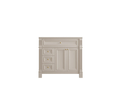 Paris 36 in. W x 22 in. D Center Sink Bathroom Vanity - Willow Bath and Vanity
