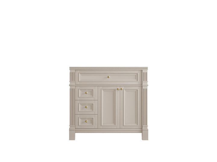 Paris 36 in. W x 22 in. D Center Sink Bathroom Vanity - photo 6