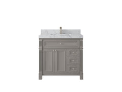 Paris 36 in. W x 22 in. D Bathroom Vanity with Center Sink - photo 41