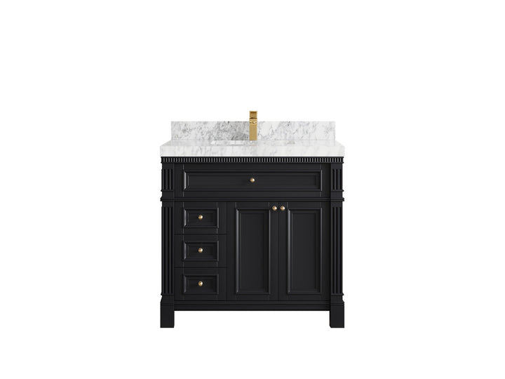 Paris 36 in. W x 22 in. D Center Sink Bathroom Vanity - photo 22