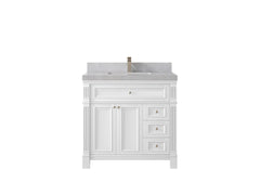 Paris 36 in. W x 22 in. D Bathroom Vanity with Center Sink - photo 32