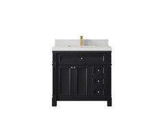 Paris 36 in. W x 22 in. D Bathroom Vanity with Center Sink - photo 22