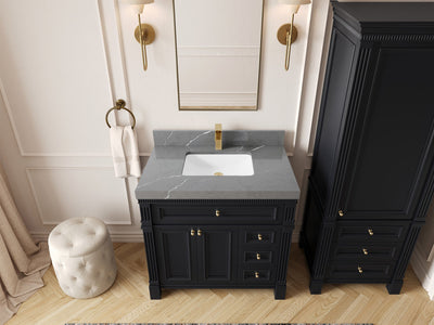 Paris 36 in. W x 22 in. D Center Sink Bathroom Vanity - Willow Bath and Vanity