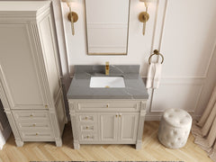 Paris 36 in. W x 22 in. D Center Sink Bathroom Vanity - photo 33