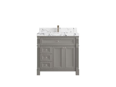 Paris 36 in. W x 22 in. D Center Sink Bathroom Vanity - photo 40