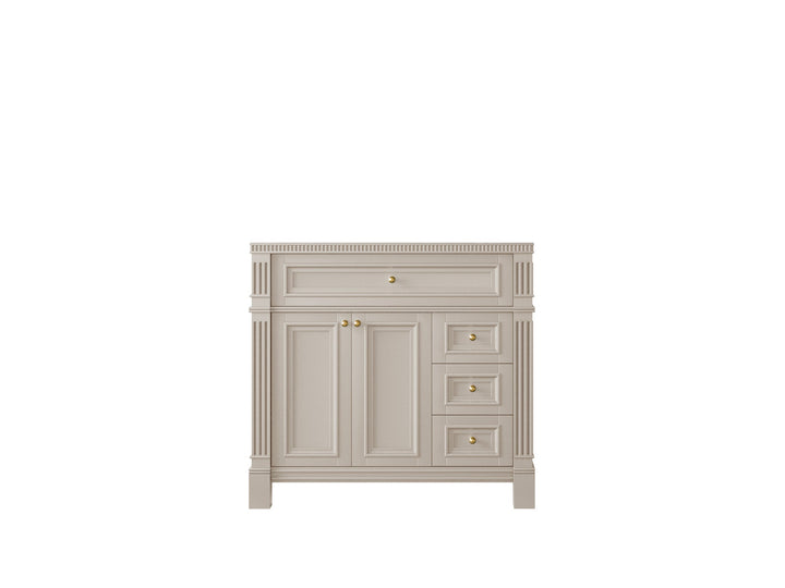 Paris 36 in. W x 22 in. D Center Sink Bathroom Vanity - photo 6