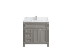 Paris 36 in. W x 22 in. D Center Sink Bathroom Vanity - photo 20