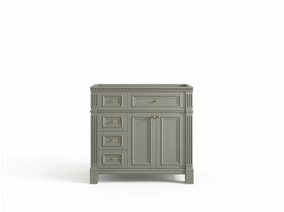 Paris 36 in. W x 22 in. D Center Sink Bathroom Vanity - Willow Bath and Vanity