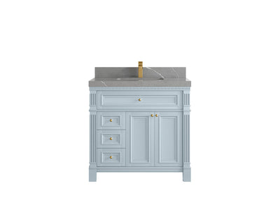 Paris 36 in. W x 22 in. D Center Sink Bathroom Vanity - Willow Bath and Vanity