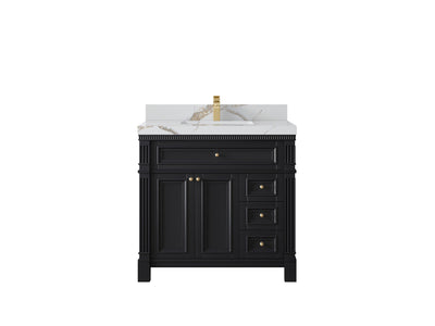 Paris 36 in. W x 22 in. D Center Sink Bathroom Vanity - Willow Bath and Vanity
