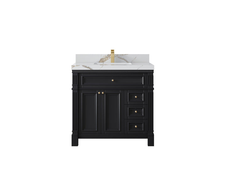 Paris 36 in. W x 22 in. D Center Sink Bathroom Vanity - photo 10