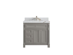Paris 36 in. W x 22 in. D Center Sink Bathroom Vanity - photo 14