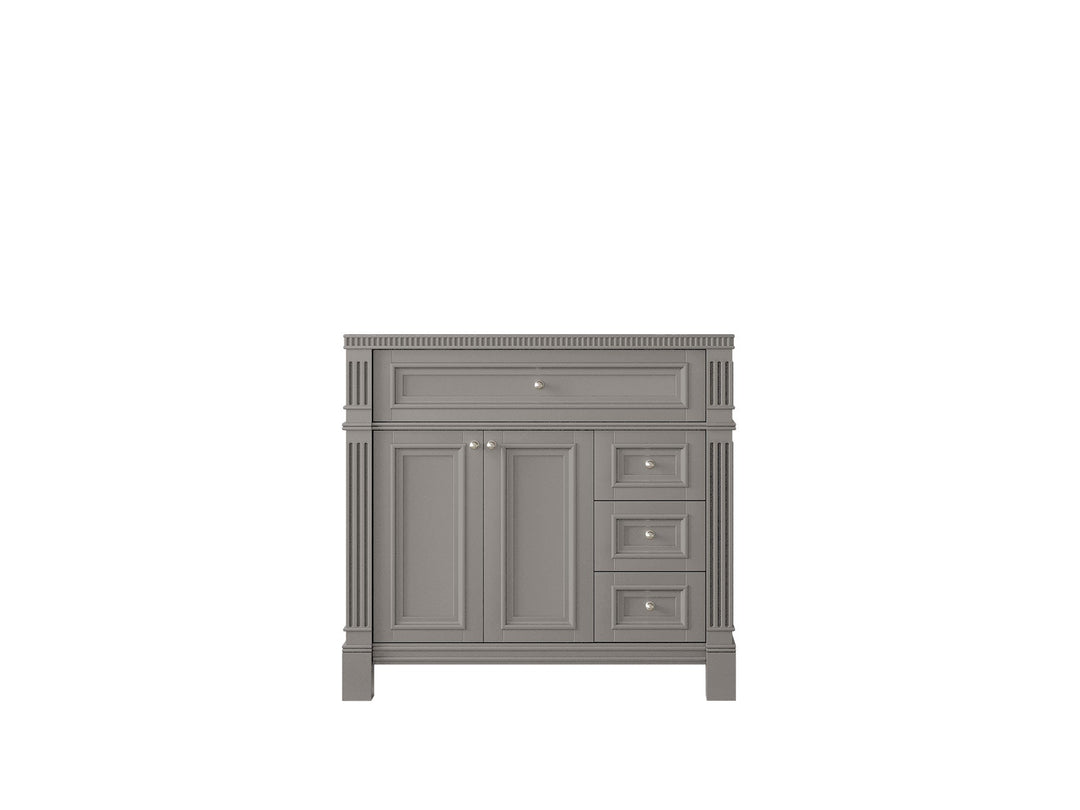 Paris 36 in. W x 22 in. D Center Sink Bathroom Vanity - Willow Bath and Vanity