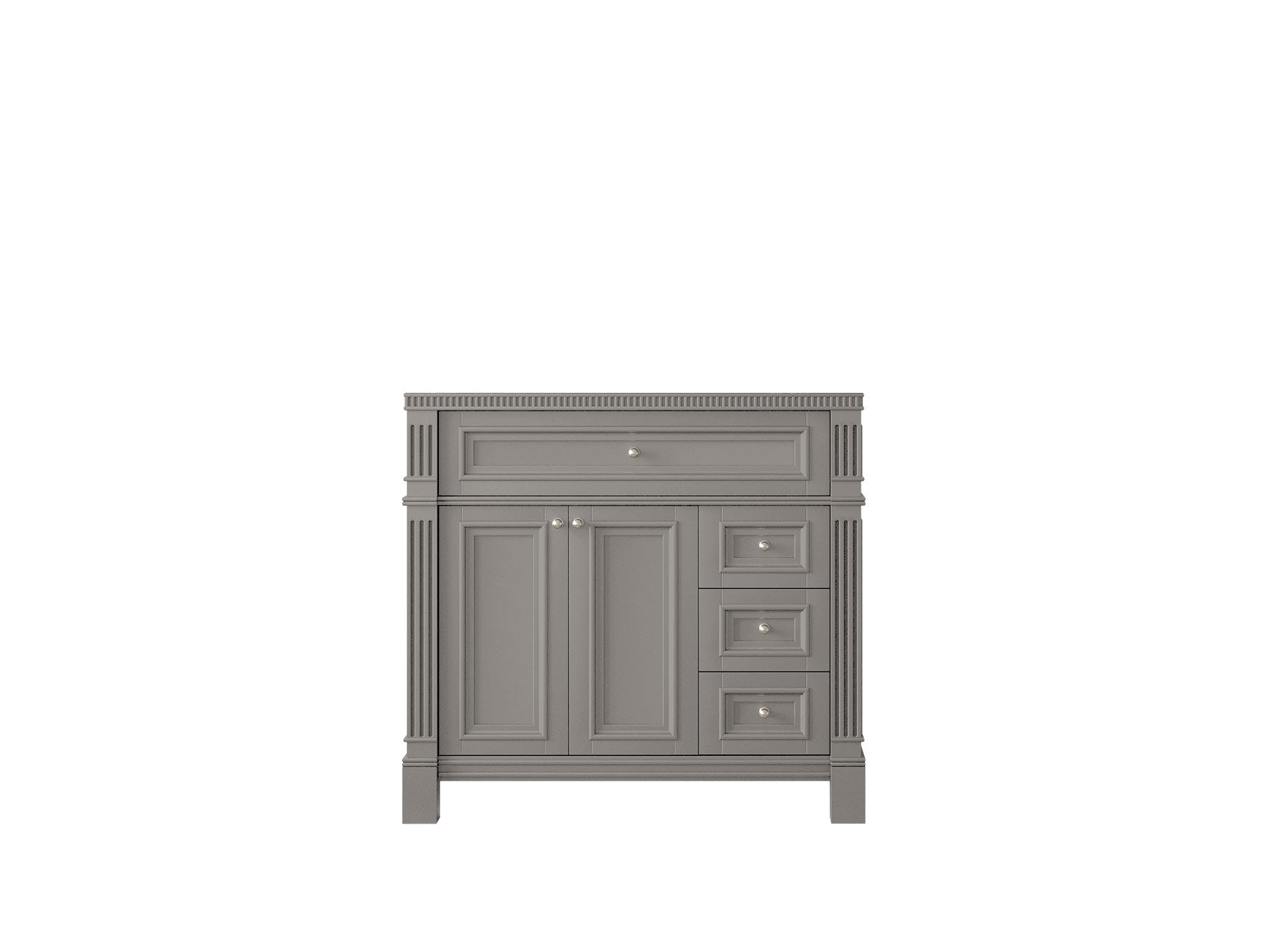 Paris 36 in. W x 22 in. D Center Sink Bathroom Vanity - Willow Bath and Vanity