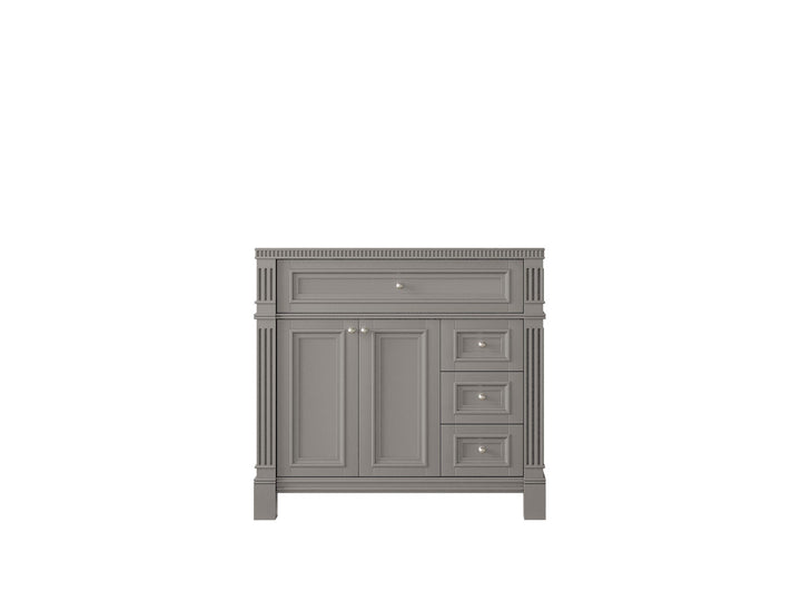 Paris 36 in. W x 22 in. D Center Sink Bathroom Vanity - photo 44