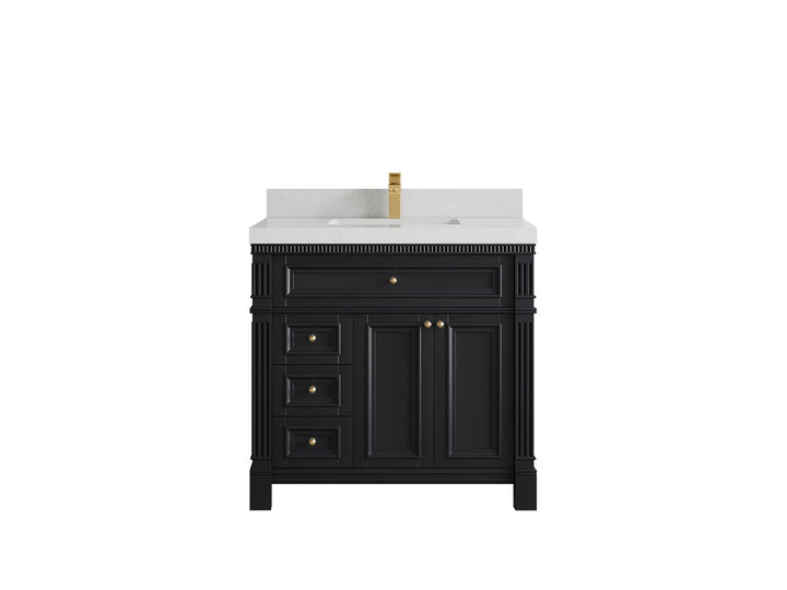 Paris 36 in. W x 22 in. D Center Sink Bathroom Vanity - photo 24
