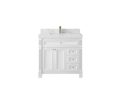 Paris 36 in. W x 22 in. D Bathroom Vanity with Center Sink - photo 18