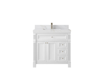Paris 36 in. W x 22 in. D Center Sink Bathroom Vanity - Willow Bath and Vanity