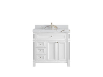 Paris 36 in. W x 22 in. D Center Sink Bathroom Vanity - Willow Bath and Vanity