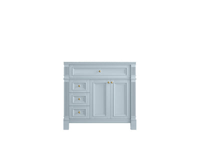 Paris 36 in. W x 22 in. D Center Sink Bathroom Vanity - Willow Bath and Vanity