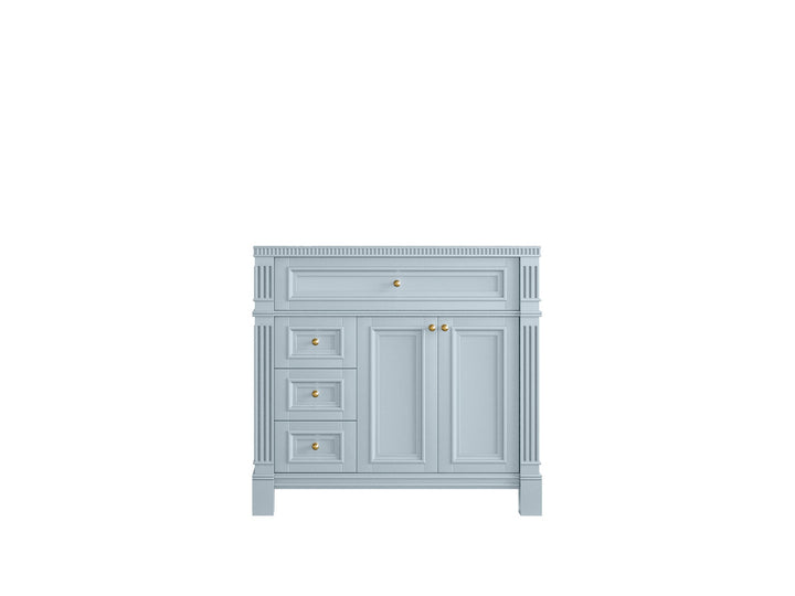 Paris 36 in. W x 22 in. D Center Sink Bathroom Vanity - photo 6