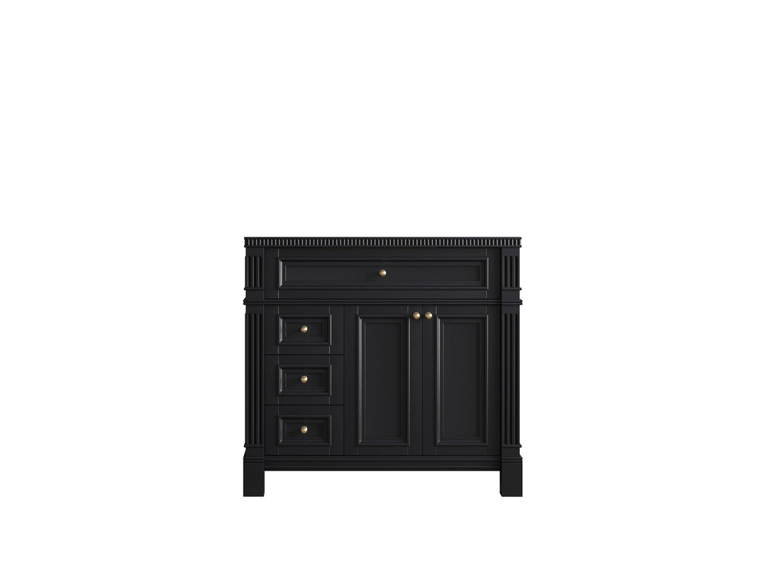 Paris 36 in. W x 22 in. D Center Sink Bathroom Vanity - Willow Bath and Vanity
