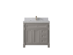 Paris 36 in. W x 22 in. D Bathroom Vanity with Center Sink - photo 31