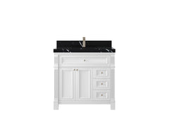 Paris 36 in. W x 22 in. D Bathroom Vanity with Center Sink - photo 8