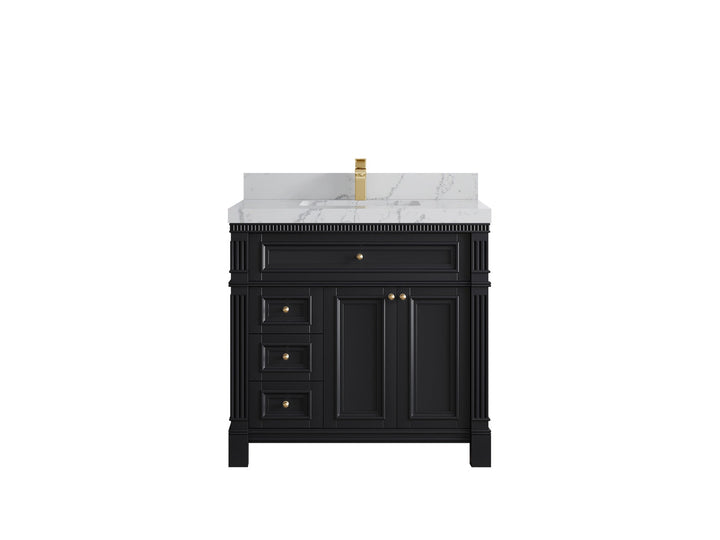 Paris 36 in. W x 22 in. D Center Sink Bathroom Vanity - photo 42