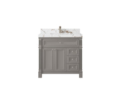 Paris 36 in. W x 22 in. D Bathroom Vanity with Center Sink - photo 35