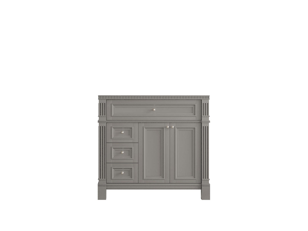 Paris 36 in. W x 22 in. D Center Sink Bathroom Vanity - Willow Bath and Vanity