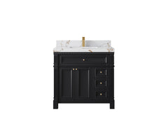 Paris 36 in. W x 22 in. D Bathroom Vanity with Center Sink - photo 38