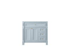 Paris 36 in. W x 22 in. D Bathroom Vanity with Center Sink - photo 6