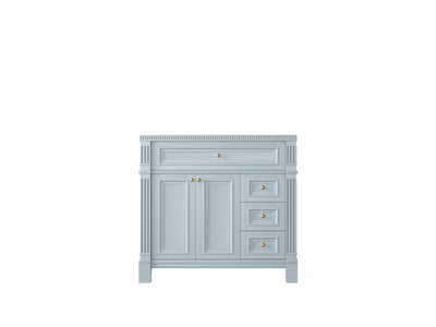 Paris 36 in. W x 22 in. D Center Sink Bathroom Vanity - Willow Bath and Vanity
