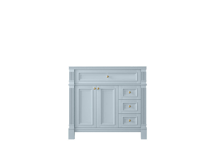 Paris 36 in. W x 22 in. D Center Sink Bathroom Vanity - photo 6