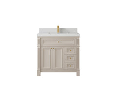 Paris 36 in. W x 22 in. D Bathroom Vanity with Center Sink - photo 22
