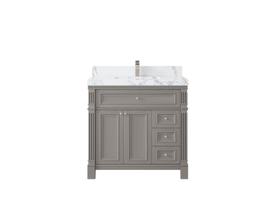 Paris 36 in. W x 22 in. D Center Sink Bathroom Vanity - Willow Bath and Vanity