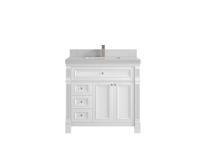 Paris 36 in. W x 22 in. D Center Sink Bathroom Vanity - photo 1