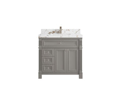 Paris 36 in. W x 22 in. D Center Sink Bathroom Vanity - photo 36
