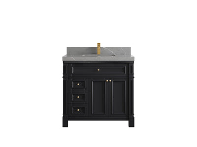 Paris 36 in. W x 22 in. D Center Sink Bathroom Vanity - Willow Bath and Vanity