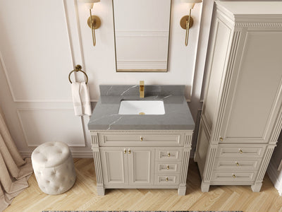 Paris 36 in. W x 22 in. D Center Sink Bathroom Vanity - Willow Bath and Vanity