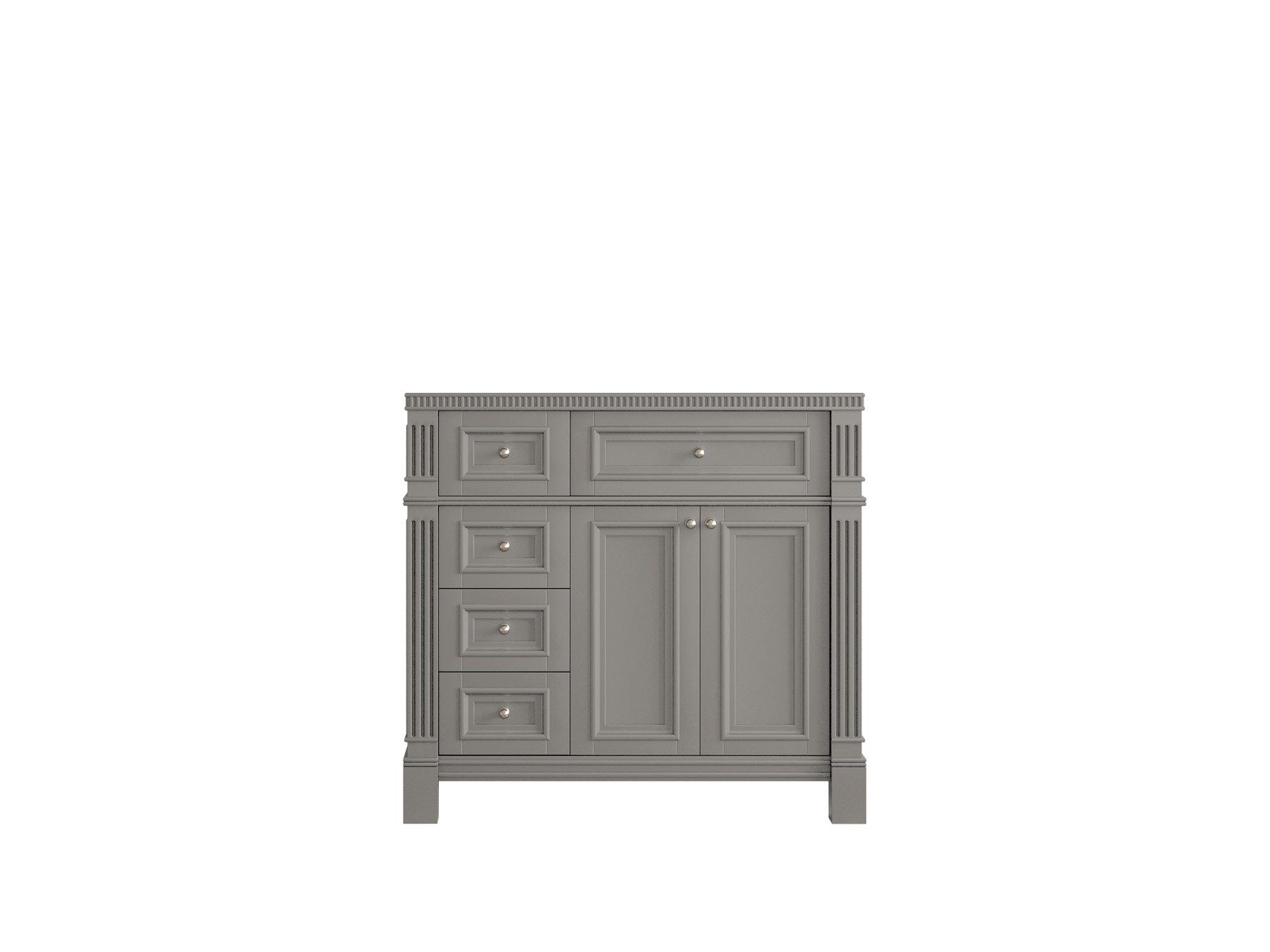 Paris 36 in. W x 22 in. D Center Sink Bathroom Vanity - Willow Bath and Vanity