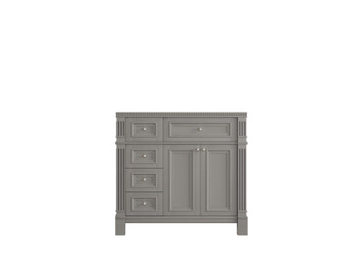 Paris 36 in. W x 22 in. D Center Sink Bathroom Vanity - Willow Bath and Vanity