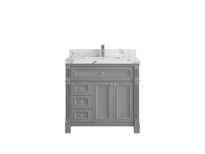 Paris 36 in. W x 22 in. D Center Sink Bathroom Vanity - Willow Bath and Vanity