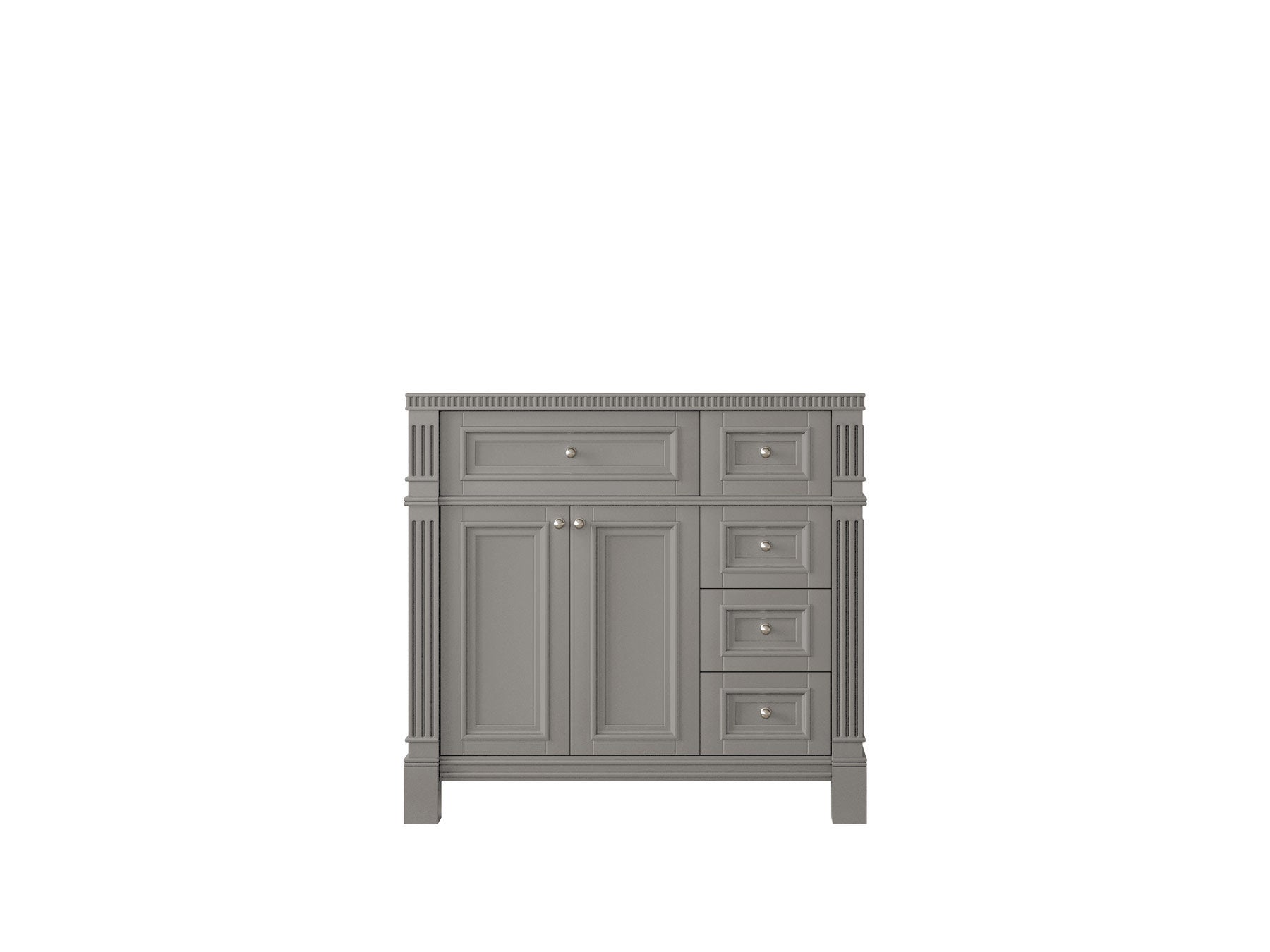 Paris 36 in. W x 22 in. D Center Sink Bathroom Vanity - Willow Bath and Vanity