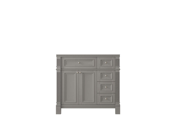 Paris 36 in. W x 22 in. D Center Sink Bathroom Vanity - photo 50