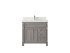 Paris 36 in. W x 22 in. D Bathroom Vanity with Center Sink - photo 43